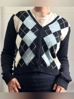 Brandy Melville Argyle Cardigan